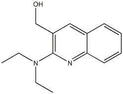 [2-(diethylamino)quinolin-3-yl]methanol Struktur