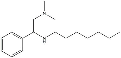 [2-(dimethylamino)-1-phenylethyl](heptyl)amine Struktur