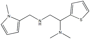 [2-(dimethylamino)-2-(thiophen-2-yl)ethyl][(1-methyl-1H-pyrrol-2-yl)methyl]amine Struktur