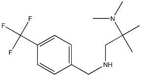 [2-(dimethylamino)-2-methylpropyl]({[4-(trifluoromethyl)phenyl]methyl})amine Struktur