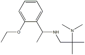 [2-(dimethylamino)-2-methylpropyl][1-(2-ethoxyphenyl)ethyl]amine Struktur