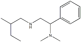 [2-(dimethylamino)-2-phenylethyl](2-methylbutyl)amine Struktur