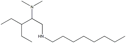 [2-(dimethylamino)-3-ethylpentyl](octyl)amine Struktur