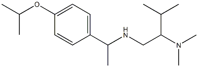 [2-(dimethylamino)-3-methylbutyl]({1-[4-(propan-2-yloxy)phenyl]ethyl})amine Struktur