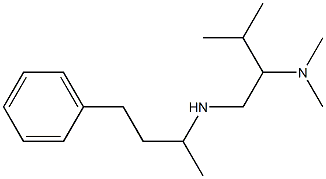 [2-(dimethylamino)-3-methylbutyl](4-phenylbutan-2-yl)amine Struktur