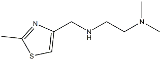 [2-(dimethylamino)ethyl][(2-methyl-1,3-thiazol-4-yl)methyl]amine Struktur