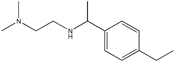 [2-(dimethylamino)ethyl][1-(4-ethylphenyl)ethyl]amine Struktur