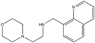 [2-(morpholin-4-yl)ethyl](quinolin-8-ylmethyl)amine Struktur