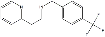 [2-(pyridin-2-yl)ethyl]({[4-(trifluoromethyl)phenyl]methyl})amine Struktur