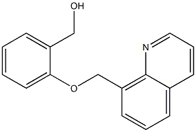 [2-(quinolin-8-ylmethoxy)phenyl]methanol Struktur