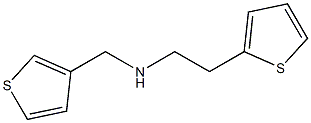 [2-(thiophen-2-yl)ethyl](thiophen-3-ylmethyl)amine Struktur