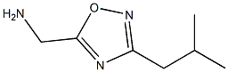 [3-(2-methylpropyl)-1,2,4-oxadiazol-5-yl]methanamine Struktur