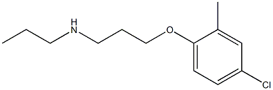 [3-(4-chloro-2-methylphenoxy)propyl](propyl)amine Struktur