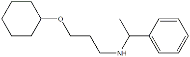 [3-(cyclohexyloxy)propyl](1-phenylethyl)amine Struktur