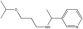 [3-(propan-2-yloxy)propyl][1-(pyridin-3-yl)ethyl]amine Struktur