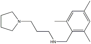 [3-(pyrrolidin-1-yl)propyl][(2,4,6-trimethylphenyl)methyl]amine Struktur