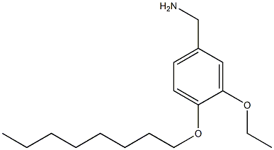 [3-ethoxy-4-(octyloxy)phenyl]methanamine Struktur