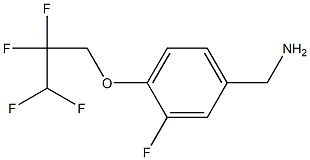 [3-fluoro-4-(2,2,3,3-tetrafluoropropoxy)phenyl]methanamine Struktur