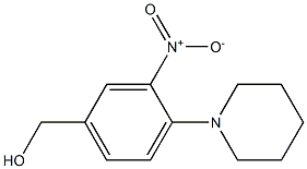 [3-nitro-4-(piperidin-1-yl)phenyl]methanol Struktur