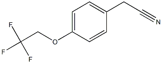 [4-(2,2,2-trifluoroethoxy)phenyl]acetonitrile Struktur