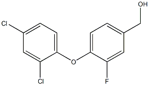 [4-(2,4-dichlorophenoxy)-3-fluorophenyl]methanol Struktur