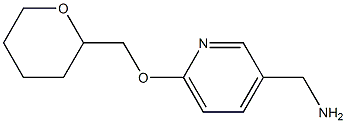 [6-(oxan-2-ylmethoxy)pyridin-3-yl]methanamine Struktur