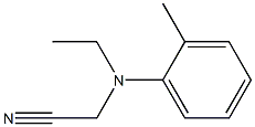 [ethyl(2-methylphenyl)amino]acetonitrile Struktur