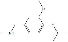 {[3-methoxy-4-(propan-2-yloxy)phenyl]methyl}(methyl)amine Struktur