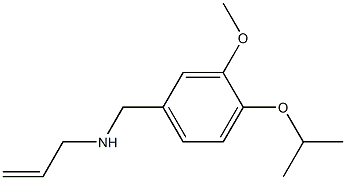 {[3-methoxy-4-(propan-2-yloxy)phenyl]methyl}(prop-2-en-1-yl)amine Struktur