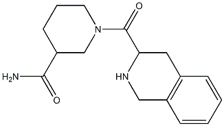 1-(1,2,3,4-tetrahydroisoquinolin-3-ylcarbonyl)piperidine-3-carboxamide Struktur