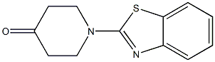 1-(1,3-benzothiazol-2-yl)piperidin-4-one Struktur