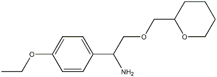 1-(4-ethoxyphenyl)-2-(oxan-2-ylmethoxy)ethan-1-amine Struktur