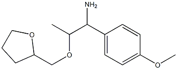 1-(4-methoxyphenyl)-2-(oxolan-2-ylmethoxy)propan-1-amine Struktur