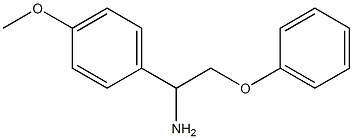 1-(4-methoxyphenyl)-2-phenoxyethanamine Struktur