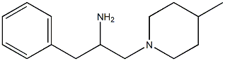 1-(4-methylpiperidin-1-yl)-3-phenylpropan-2-amine Struktur