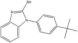 1-(4-tert-butylphenyl)-1H-1,3-benzodiazole-2-thiol Struktur