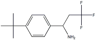 1-(4-tert-butylphenyl)-3,3,3-trifluoropropan-1-amine Struktur