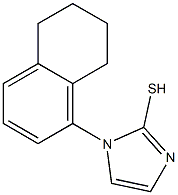 1-(5,6,7,8-tetrahydronaphthalen-1-yl)-1H-imidazole-2-thiol Struktur