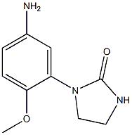 1-(5-amino-2-methoxyphenyl)imidazolidin-2-one Struktur