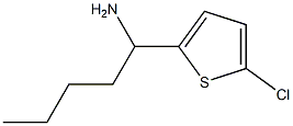 1-(5-chlorothiophen-2-yl)pentan-1-amine Struktur