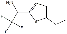 1-(5-ethylthiophen-2-yl)-2,2,2-trifluoroethan-1-amine Struktur