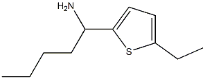 1-(5-ethylthiophen-2-yl)pentan-1-amine Struktur