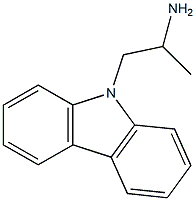 1-(9H-carbazol-9-yl)propan-2-amine Struktur