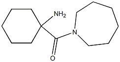 1-(azepan-1-ylcarbonyl)cyclohexanamine Struktur