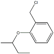 1-(butan-2-yloxy)-2-(chloromethyl)benzene Struktur