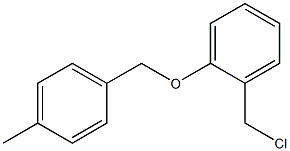 1-(chloromethyl)-2-[(4-methylphenyl)methoxy]benzene Struktur