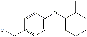 1-(chloromethyl)-4-[(2-methylcyclohexyl)oxy]benzene Struktur