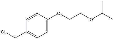 1-(chloromethyl)-4-[2-(propan-2-yloxy)ethoxy]benzene Struktur