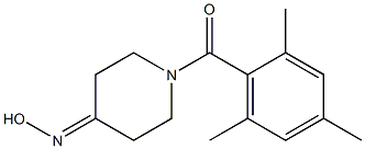 1-(mesitylcarbonyl)piperidin-4-one oxime Struktur