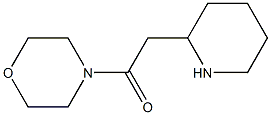 1-(morpholin-4-yl)-2-(piperidin-2-yl)ethan-1-one Struktur